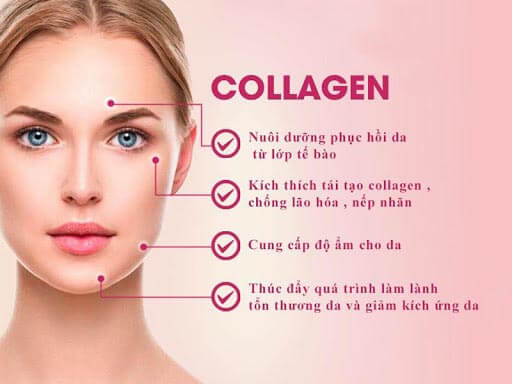 Công dụng của collagen peptide với làn da
