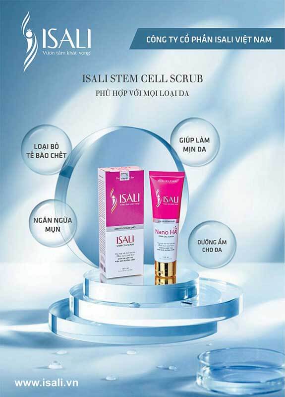 Kem Tẩy Tế Bào Chết Đa Sinh Học ISALI Stem Cell Scrub 1 Kem Tẩy Tế Bào Chết Đa Sinh Học ISALI Stem Cell Scrub 1