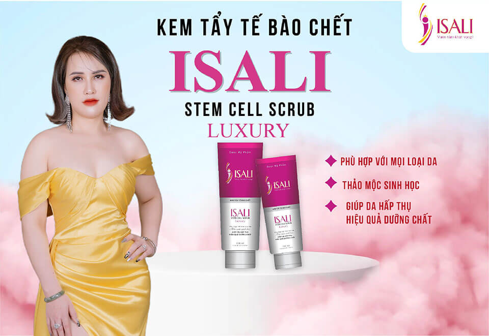Kem Tẩy Tế Bào Chết Tế Bào Gốc Đa Sinh Học ISALI Stem Cell Scrub - CEO Hồng Hà