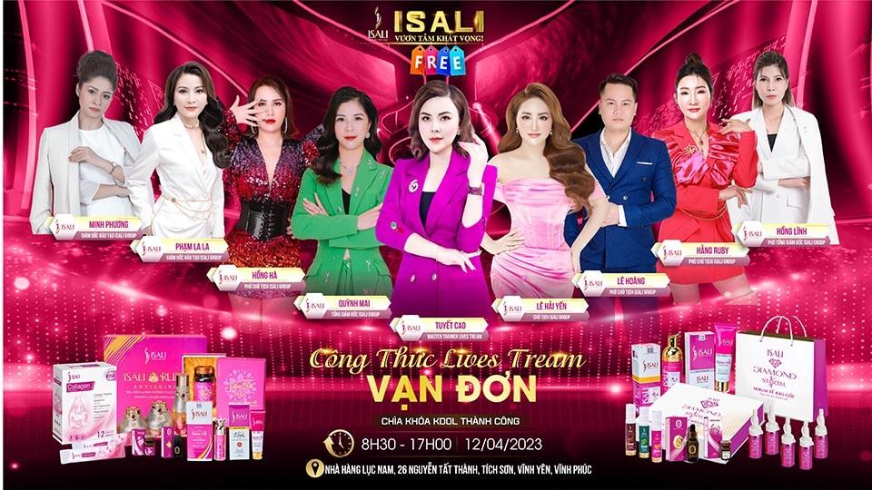 Đào tạo Livestream thực chiến vạn đơn tại ISALI 2