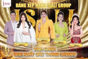 Vinh danh CEO ISALI xuất sắc nhất tháng 5-2023