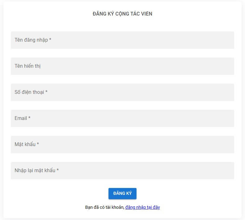 Đăng ký làm Cộng Tác Viên Affiliate cùng ISALI