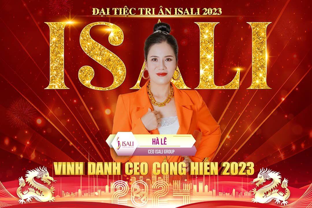 Vinh danh CEO có nhiều cống hiến cho ISALI Hà Lê