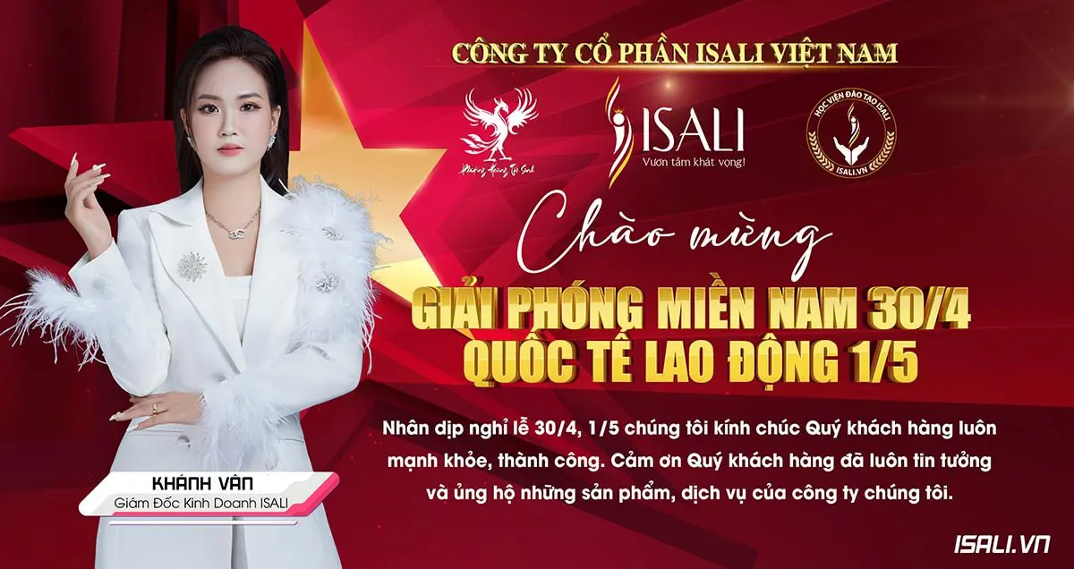 30-4 và 1-5 ISALI - Giám đốc kinh doanh ISALI Khánh Vân