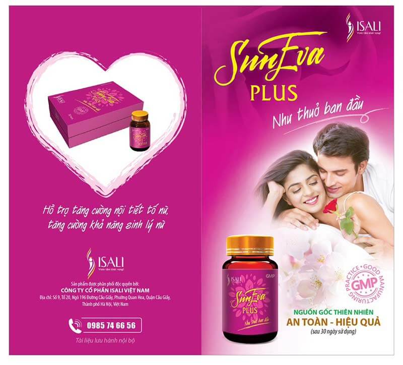 Viên uống Sun Eva Plus – Giải pháp se khít vùng kín an toàn