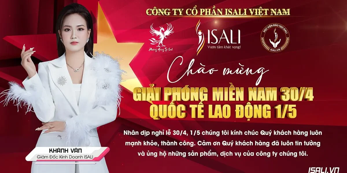 30-4 và 1-5 ISALI - Giám đốc kinh doanh ISALI Khánh Vân