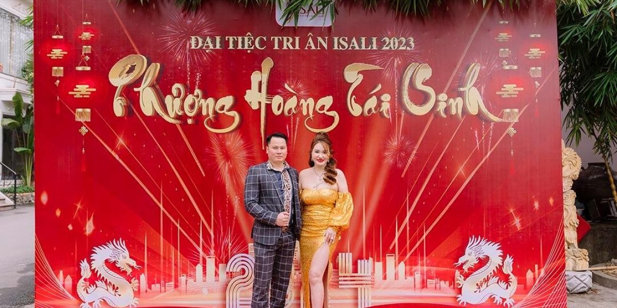 Chủ tịch và Phó chủ tịch ISALI tại sự kiện Phượng Hoàng Tái Sinh - Đại Tiệc Chi Ân ISALI 2023